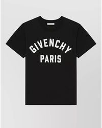 Givenchy - Short Sleeve Crew Neck T-Shirt Design - Lyst