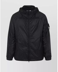 Stone Island - Nylon Ripstop Hooded Jacket With Zip Pockets - Lyst