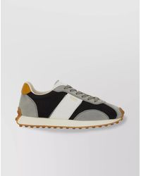 Tod's - Suede And Fabric Low-Top Sneakers - Lyst