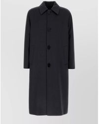 Fendi - Coat Wool Blend Side Pockets - Lyst