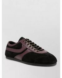 Dries Van Noten - Leather Paneled Low-Top Sneakers - Lyst