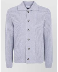 Lardini - Cashmere Wool Knit Button-Up Cardigan - Lyst