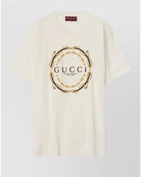 Gucci - Cotton Oversized Logo T-Shirt - Lyst