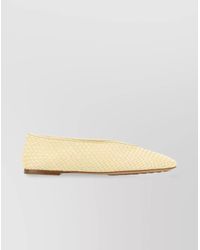 Bottega Veneta - Leather Ballerina Shoes - Lyst