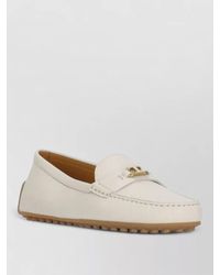 Tod's - Leather Loafers Rubber Sole Round Toe - Lyst
