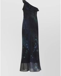 Giorgio Armani - Silk One-Shoulder Maxi Dress - Lyst