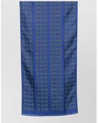 Tom Ford - Silk Rectangular Scarf All Over Pattern - Lyst