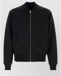 Prada - Stretch Polyester Bomber Jacket Front Pockets - Lyst