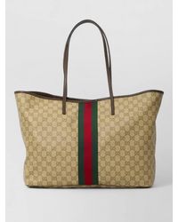 Gucci - Large Gg Fabric Tote Bag - Lyst