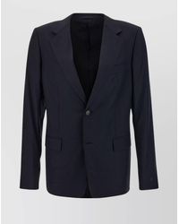 Lanvin - Virgin Wool Single-Breasted Blazer - Lyst