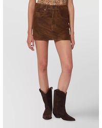Isabel Marant - Kimmy Mini Skirt Faux Leather - Lyst