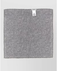 Brunello Cucinelli - Silk Geometric-Print Pocket Square - Lyst