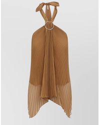 Max Mara - Pianoforte Valzer Off Shoulder Halterneck Top - Lyst