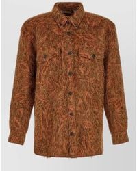 Dries Van Noten - Shaggy Jacquard Shirt Jacket - Lyst