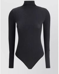 Wolford - High Neck Seamless Slim Fit Bodysuit - Lyst
