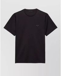 Prada - Cotton Boxy-Fit Crew-Neck Short-Sleeve T-Shirt - Lyst