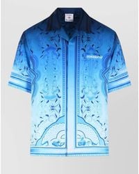 CASABLANCA - Egyption Rug Silk Shirt Graphic Print - Lyst