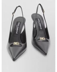 Dolce & Gabbana - Lambskin Slingback Pumps - Lyst