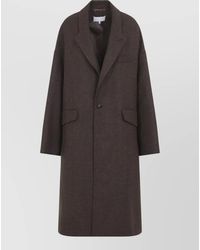 Maison Margiela - Wool Oversized Checked Coat - Lyst