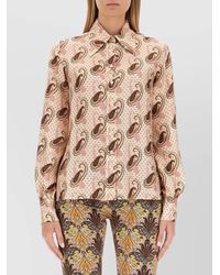 Etro - Silk Paisley Print Slim-Fit Shirt - Lyst