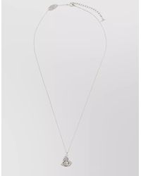 Vivienne Westwood - Faye Pendant Chain Necklace Engraved Heart - Lyst