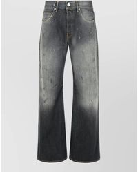 Acne Studios - Denim Mid-Rise Wide-Leg Jeans - Lyst