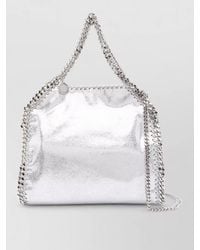 Stella McCartney - Falabella Mini Shiny Shoulder Bag - Lyst