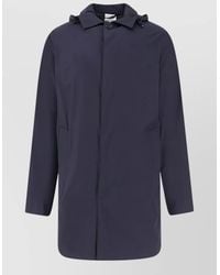 Aspesi - Stadio Hooded Jacket Removable Hood Pockets - Lyst