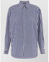 Polo Ralph Lauren - Striped Cotton Long-Sleeve Shirt - Lyst