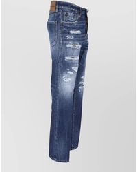 DSquared² - Denim Straight-Leg Jeans - Lyst