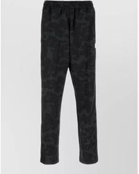 A Bathing Ape - Polyester Jogger Pants Camouflage Back Pocket - Lyst