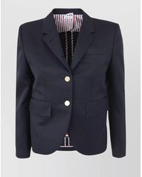 Thom Browne - Wool Gabardine Sportcoat High Armhole - Lyst