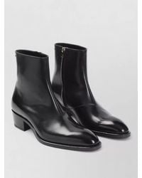 Tom Ford - Vincent Ankle Leather Boot Block Heel - Lyst