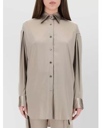 Tom Ford - Silk Satin Long-Sleeved Shirt - Lyst
