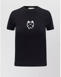 Coperni - Organic Cotton Ribbed Short-Sleeve T-Shirt - Lyst