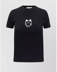 Coperni - Organic Cotton Ribbed Short-Sleeve T-Shirt - Lyst