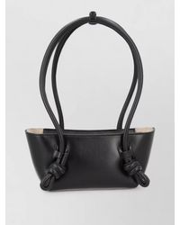 Hereu - Mini Fleca Rectangular Shoulder Bag Knotted Handles - Lyst