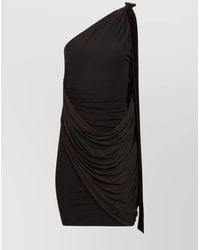 Nina Ricci - Draped One-Shoulder Mini Dress - Lyst