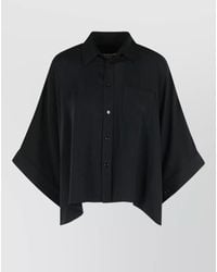 MM6 by Maison Margiela - Cotton Cape - Lyst