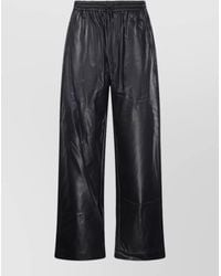 Isabel Marant - Faux Leather Straight-Leg Trousers - Lyst