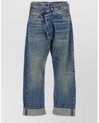 R13 - Crossover Waist Jeans Belt Loops Design - Lyst