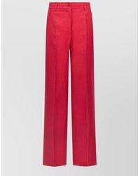 P.A.R.O.S.H. - Tailored Pants Pleats Pockets Belt Loops - Lyst