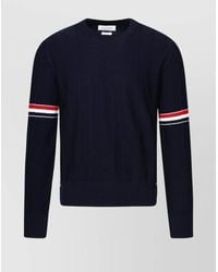 Thom Browne - Wool Crewneck Jumper - Lyst
