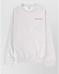 Sporty & Rich - Logo Sweatshirt Crew Neck Graphic Print - Lyst