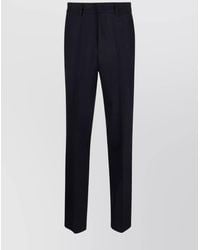P.A.R.O.S.H. - Virgin Wool High-Rise Tailored Trousers - Lyst