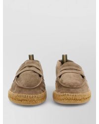 Castañer - Suede Espadrille Moccasins Penny Strap Sole - Lyst