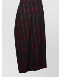 Vivienne Westwood - Virgin Wool Pinstripe Tartan-Check Asymmetric Maxi Skirt - Lyst