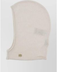 Ganni - Wool Balaclava Soft Texture Ribbed Edge - Lyst