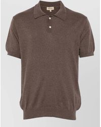 Woolrich - Polo Shirt Ribbed Collar Sleeves Hem - Lyst
