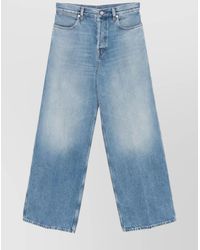 Gucci - Denim High-Rise Wide-Leg Trousers - Lyst